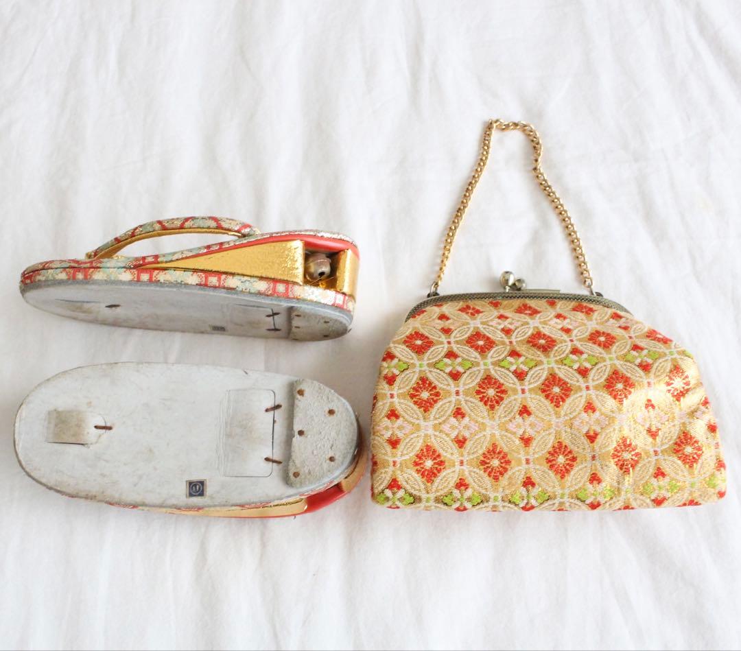 七五三 2歳 3歳 女の子 子供 アンティーク 鶴 着物 被布 セット