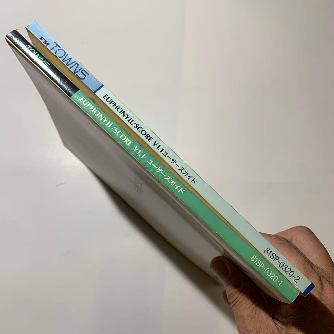【超希少/FM TOWNS】 EUPHONY Ⅱ／MTR ＆SCORE V1.1