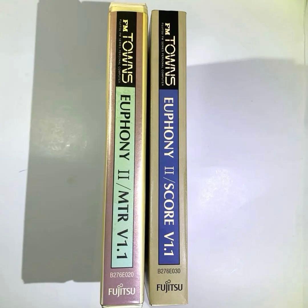 【超希少/FM TOWNS】 EUPHONY Ⅱ／MTR ＆SCORE V1.1