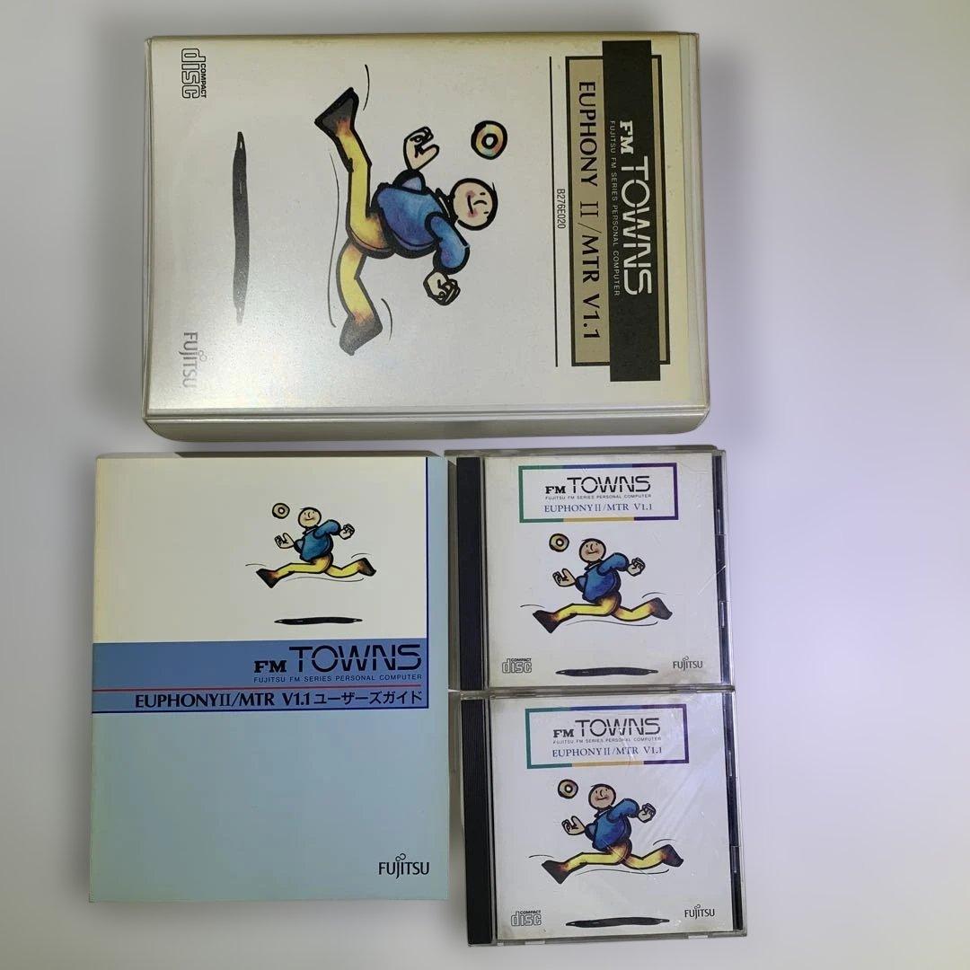【超希少/FM TOWNS】 EUPHONY Ⅱ／MTR ＆SCORE V1.1