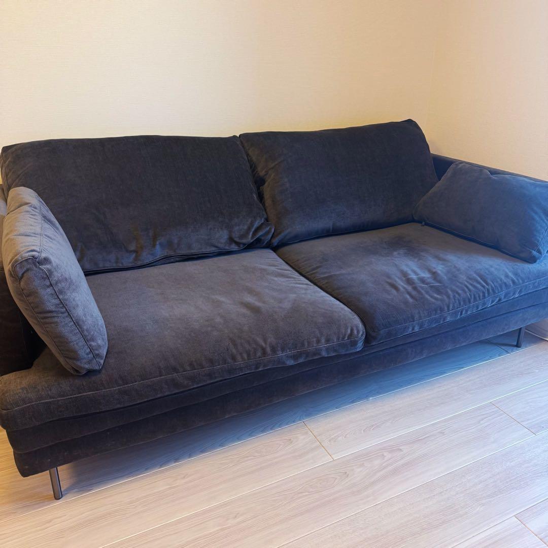 Francfranc ラージュソファ　ダークグレー