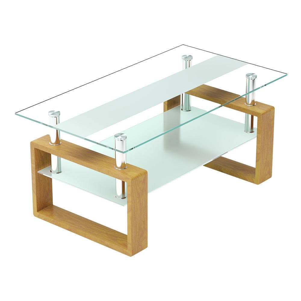 ローテーブル コーヒーテーブル 幅87.5x奥47.5x高さ39.5cm 収納棚