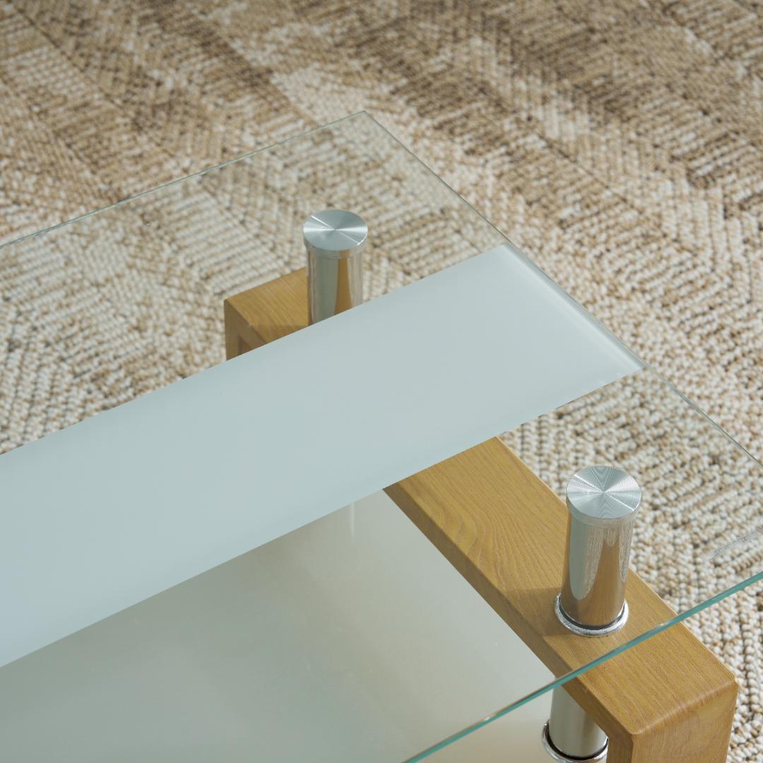 ローテーブル コーヒーテーブル 幅87.5x奥47.5x高さ39.5cm 収納棚