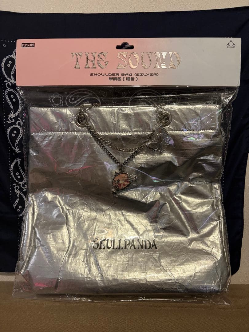 POPMARTスカルパンダ The soundショルダーバッグ シルバー - メルカリ