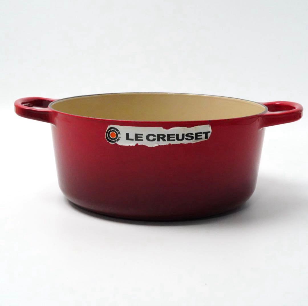 LE CREUSET　シグニチャーココット ロンド チェリーレッド　24cm②