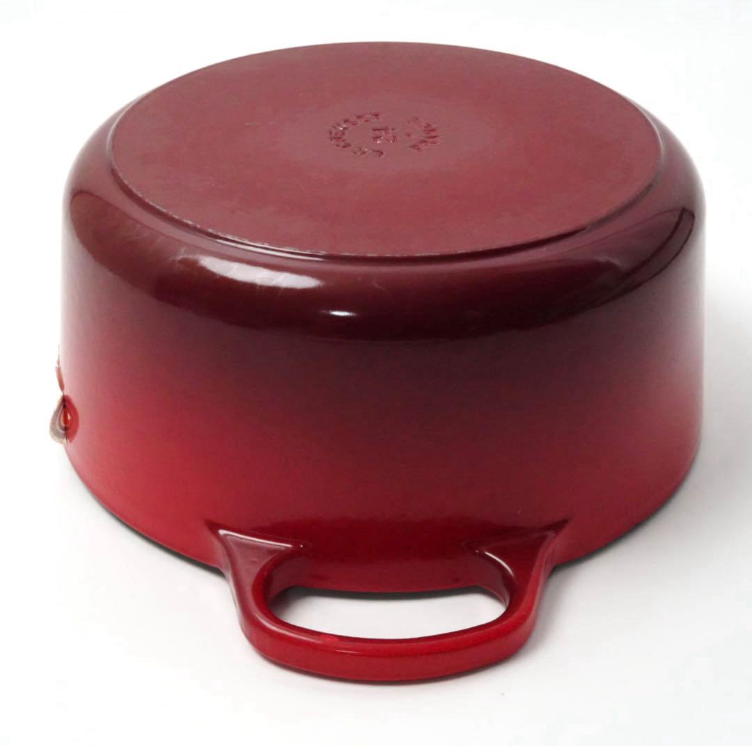 LE CREUSET　シグニチャーココット ロンド チェリーレッド　24cm②
