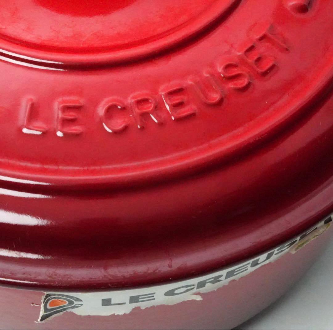 LE CREUSET　シグニチャーココット ロンド チェリーレッド　24cm②
