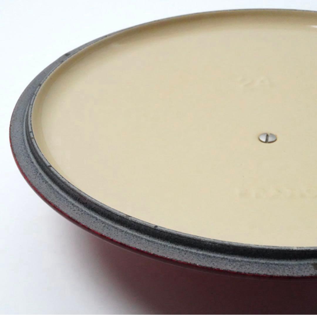 LE CREUSET　シグニチャーココット ロンド チェリーレッド　24cm②