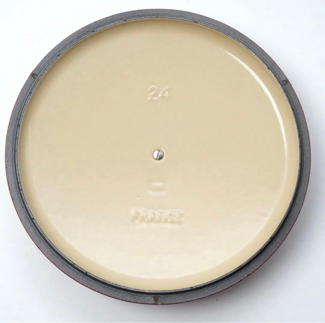 LE CREUSET　シグニチャーココット ロンド チェリーレッド　24cm②