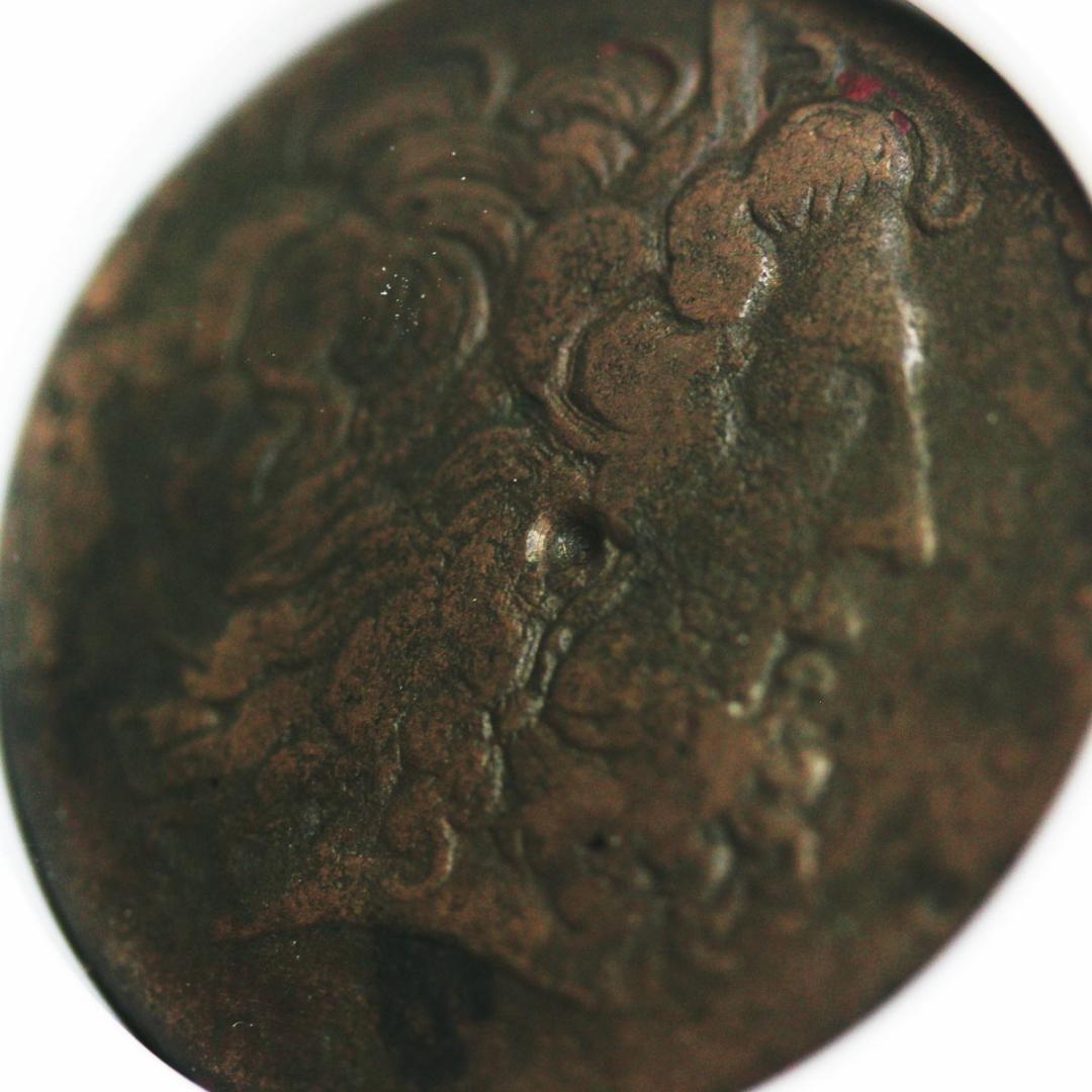 アメン・ゼウス神 プトレマイオス朝エジプト プトレマイオス4世 青銅貨