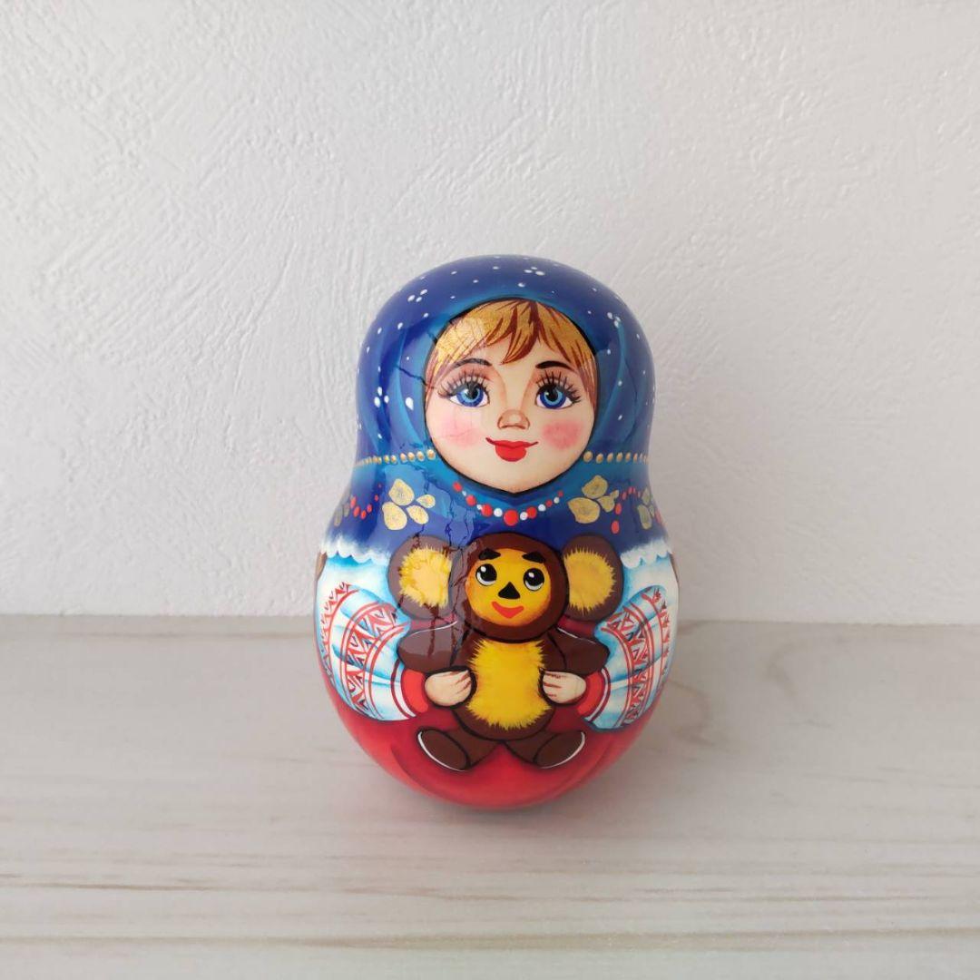 新品　ロシア　サンクトペテルブルグ産　マトリョーシカ 起き上がりこぼし