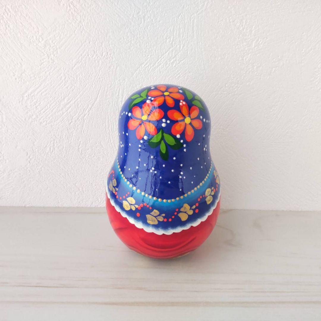 新品　ロシア　サンクトペテルブルグ産　マトリョーシカ 起き上がりこぼし
