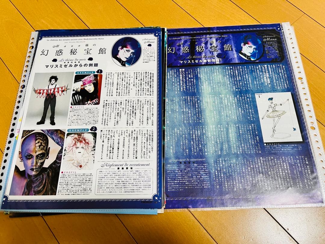 MALICE MIZER Mana様切り抜きセット