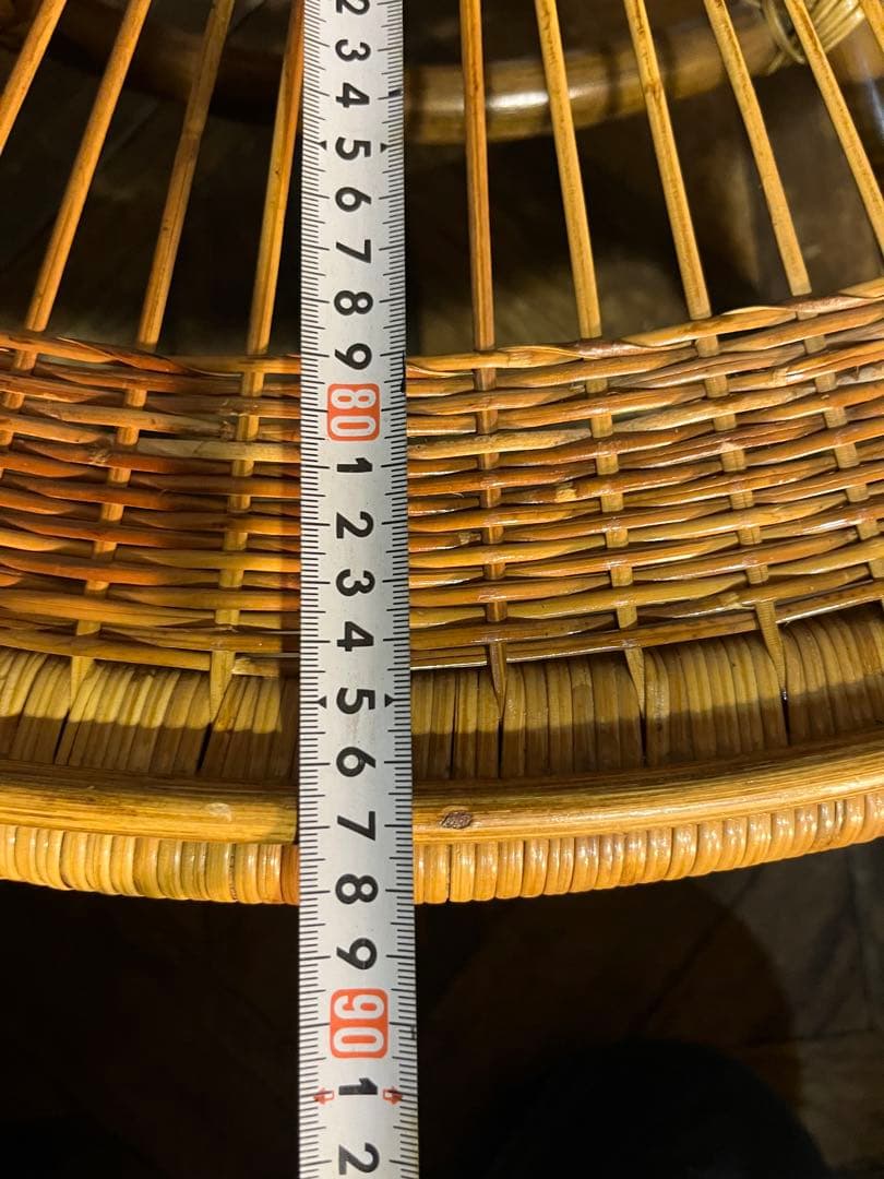 ラタン 竹 座卓 ローテーブル インテリア 昭和レトロ - メルカリ