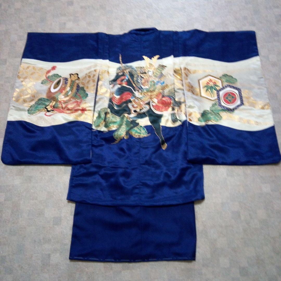 美品【七五三5歳用】羽織、着物と新品袴セット