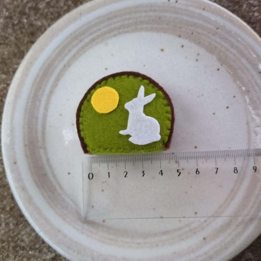 ヤトッチ　　お月見うさぎのミニロールカステラ