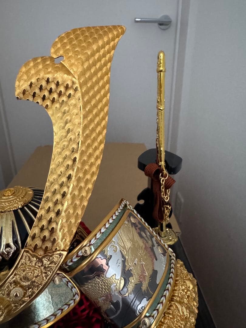 五月人形 連山金鍬形 兜ケース飾り sw45097