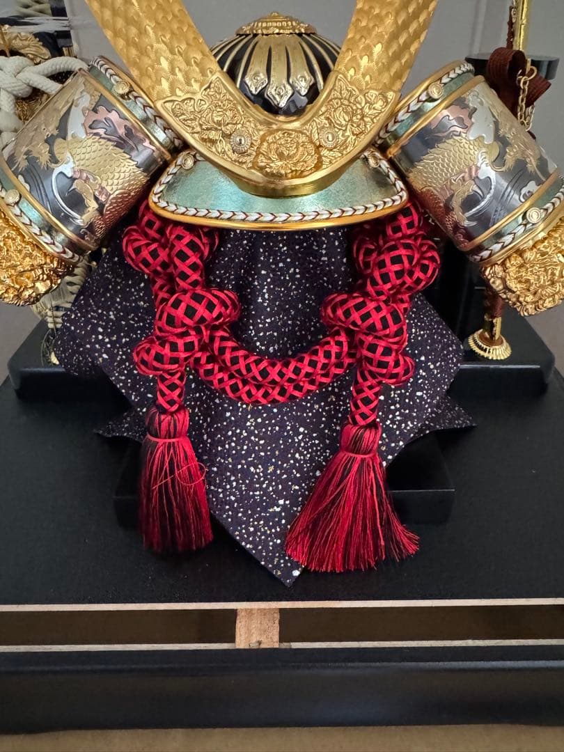 五月人形 連山金鍬形 兜ケース飾り sw45097