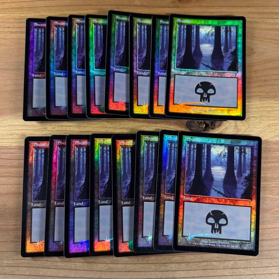 沼/Swamp 7ED Foil 英語 16枚 MTG - メルカリ