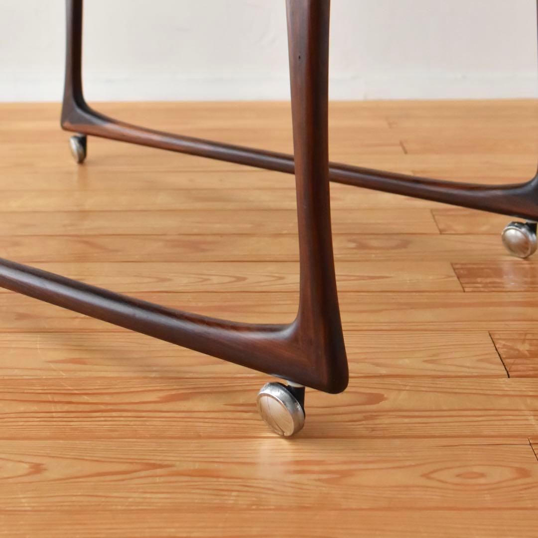 デンマーク Jens.Ingvard  ティーカート　ローズウッド