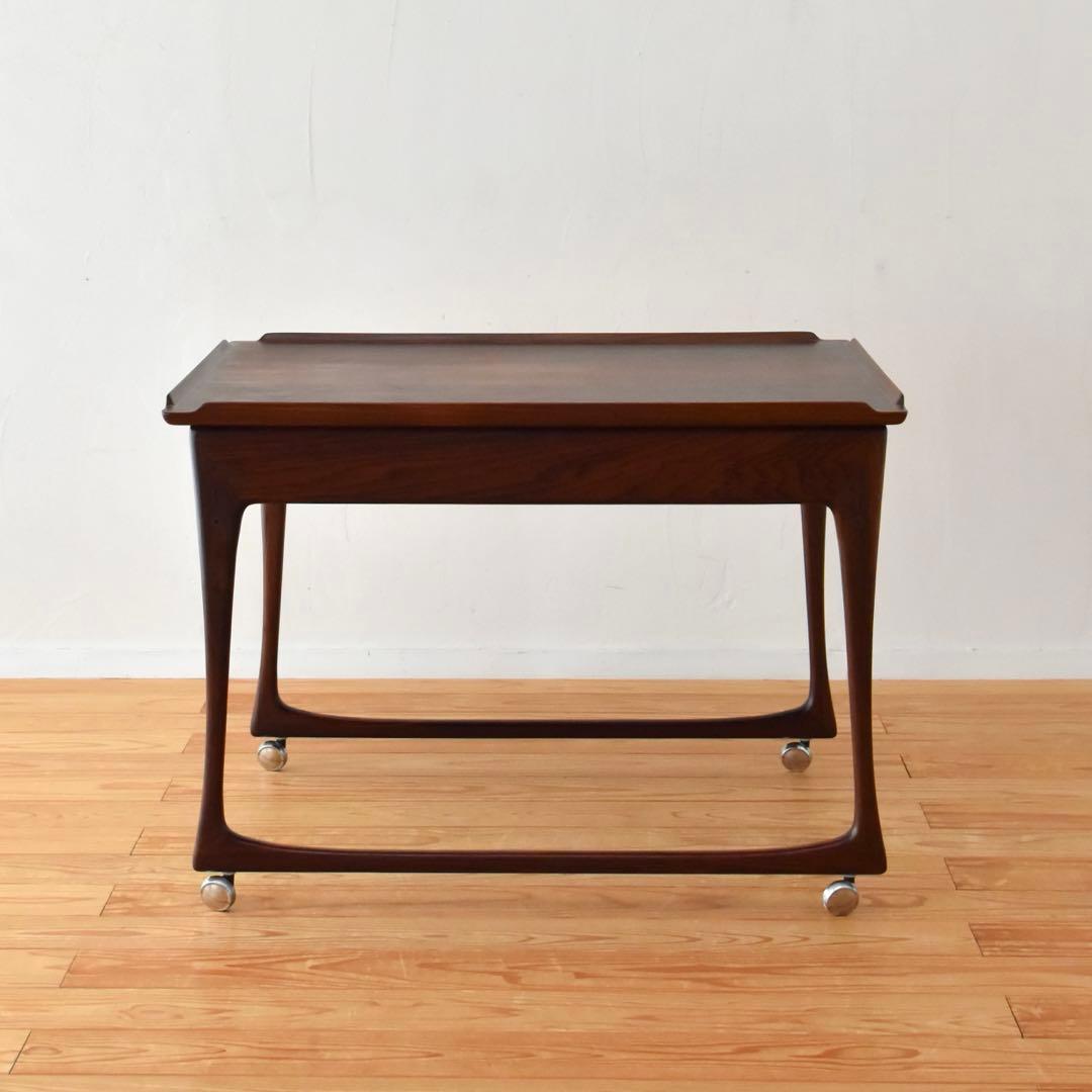 デンマーク Jens.Ingvard  ティーカート　ローズウッド