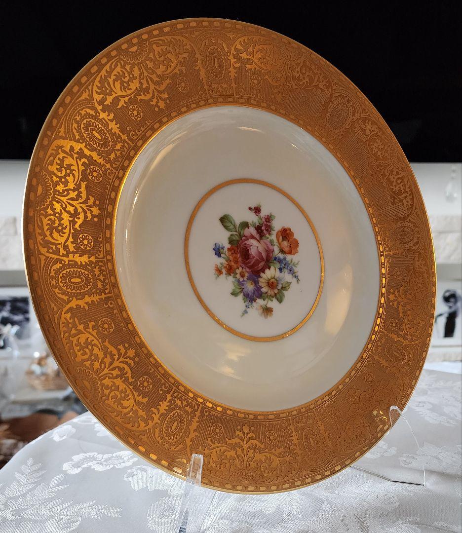 ロイヤル ババリア フッチェンロイター ゼルプ 金彩 ディナープレート