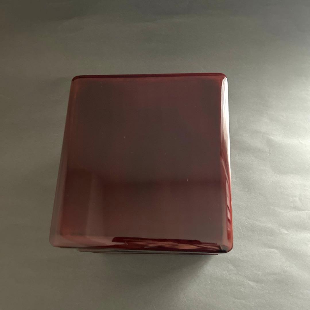 内朱外溜漆塗り三段重箱　輪島塗り