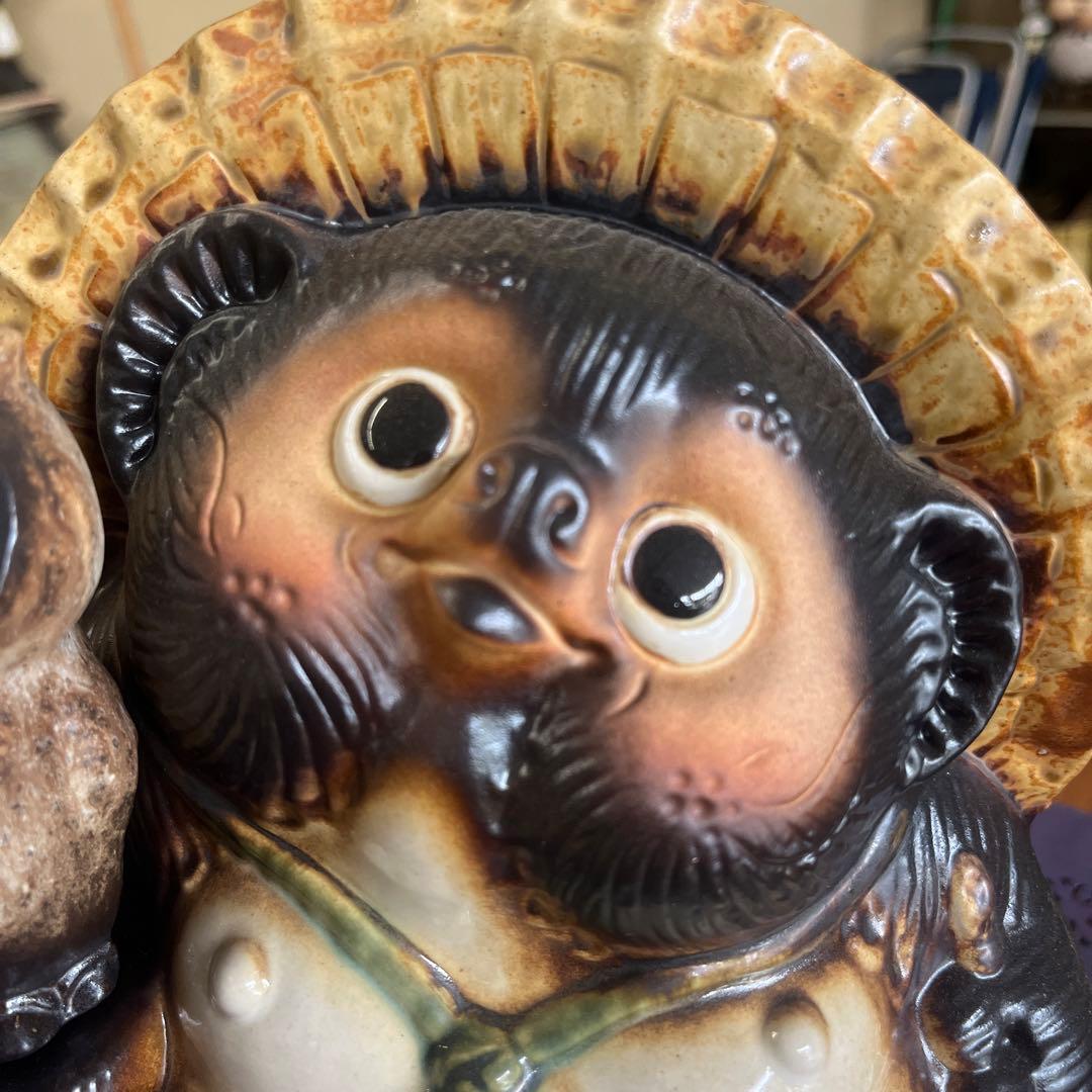 チョー縁起物❗信楽焼福狸  高さ２６cm