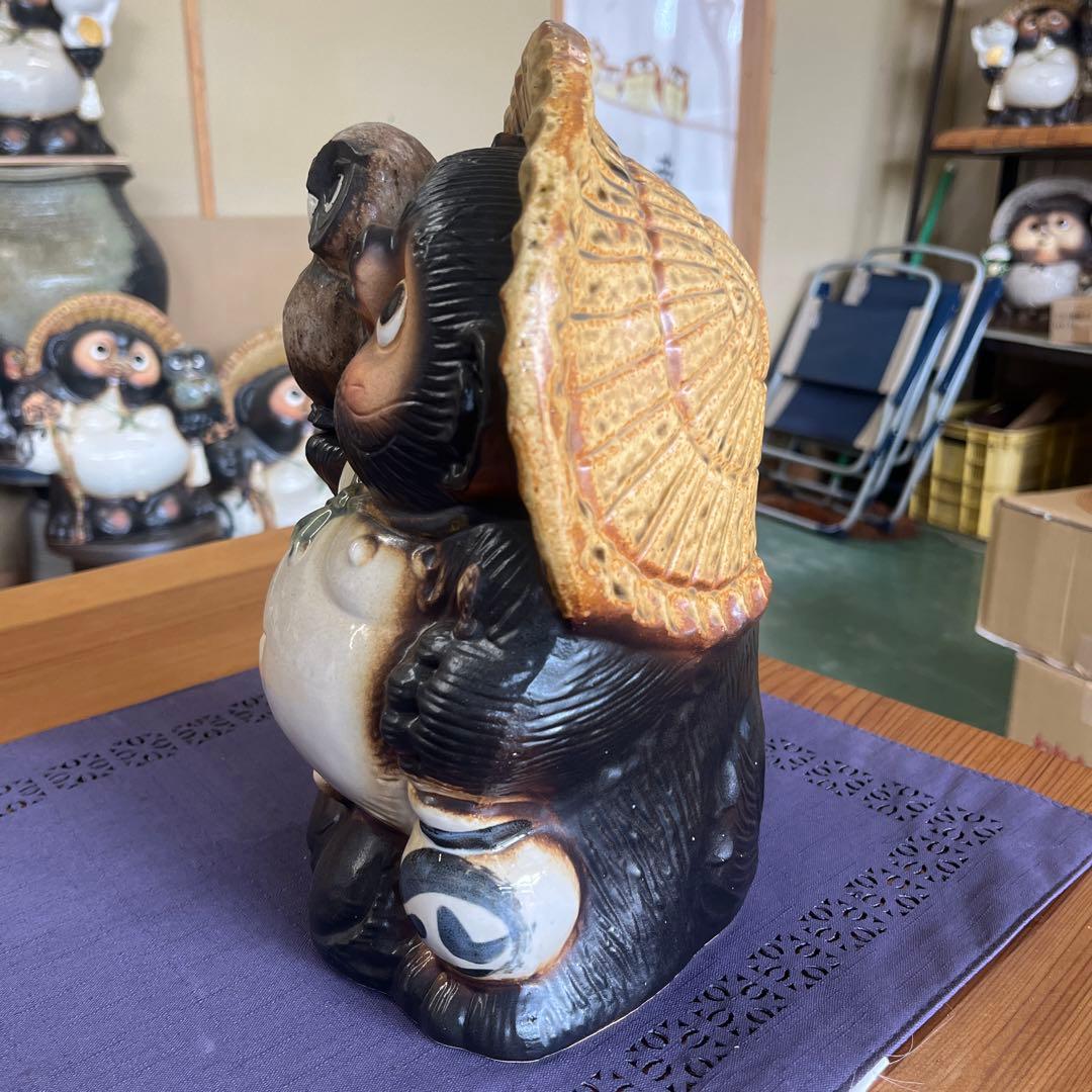 チョー縁起物❗信楽焼福狸  高さ２６cm