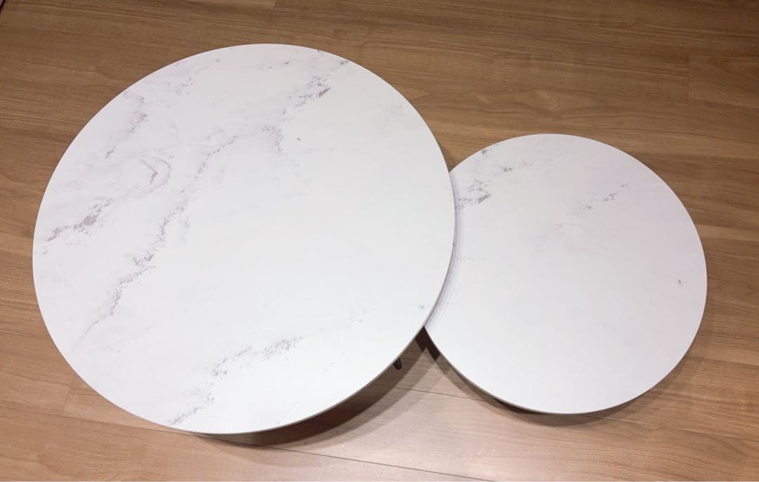 ⭐️定価:16,990円⭐️ 【LOWYA】 大理石柄ネストテーブル