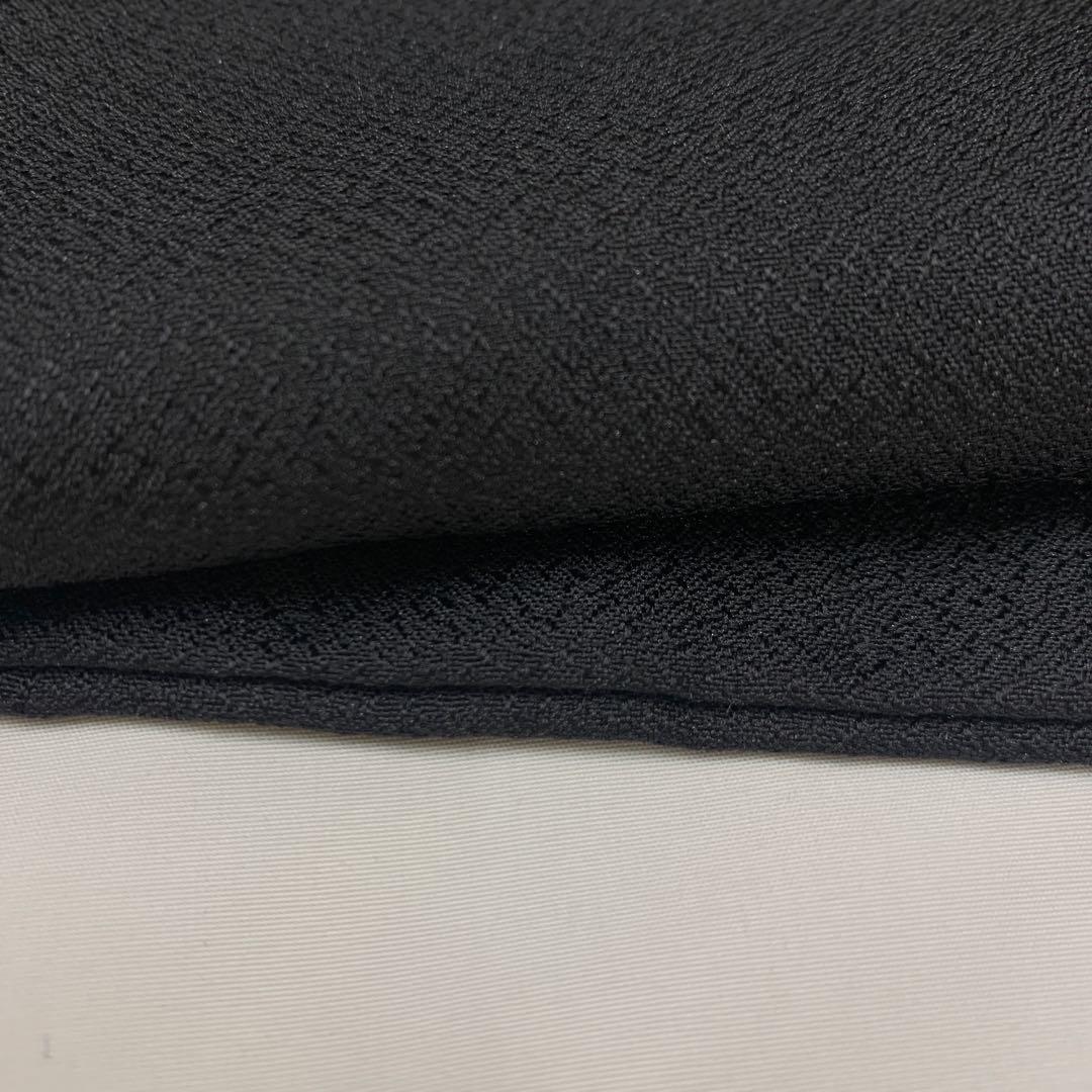 602abu21□七五三 五歳 着物&羽織 ポケモン 黒 無印 初期 市松□美品