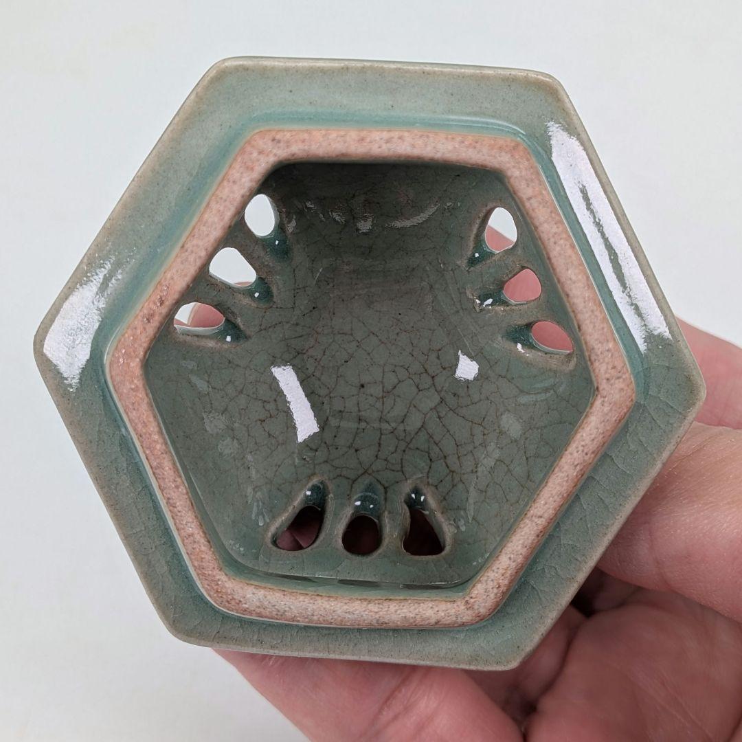 韓国人間国宝 申相浩 獅子摘青磁香炉 高麗青磁 韓国陶磁 香爐 香道具