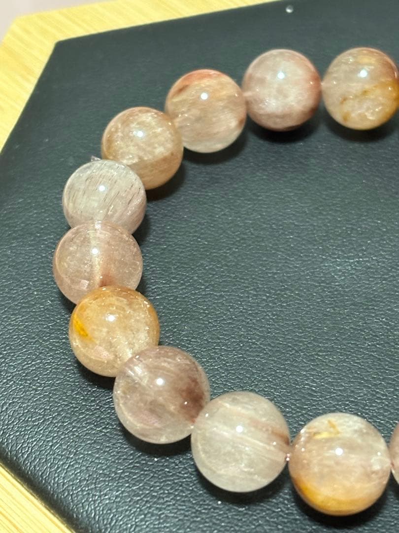 ピンクルチルクォーツ ブレスレット