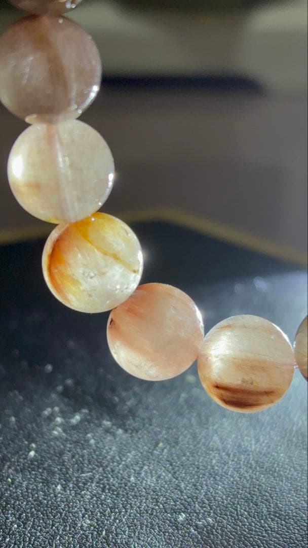 ピンクルチルクォーツ ブレスレット