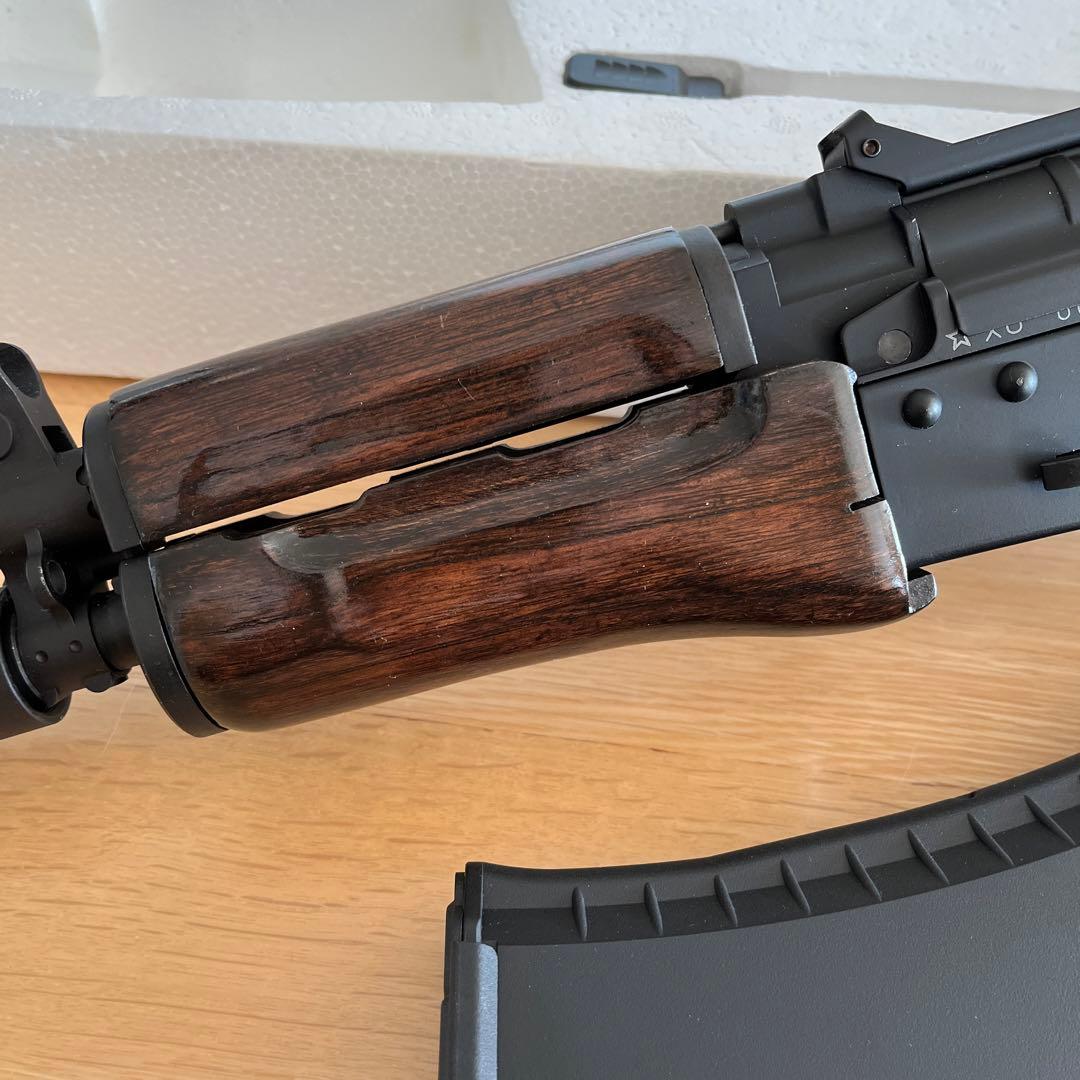 KSC AKS74U System7 ガスブローバック 木製ハンドガード付属 - メルカリ