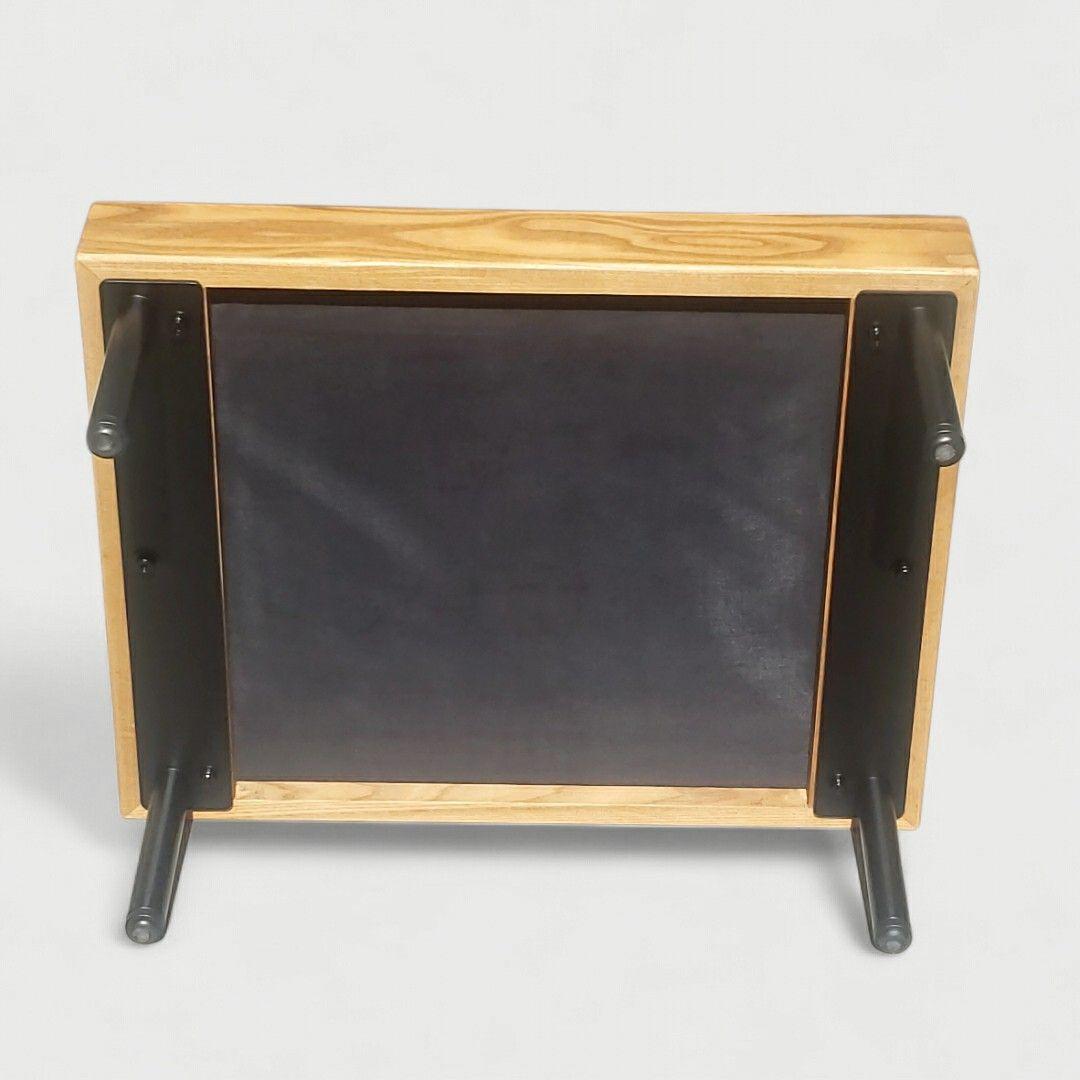 unico TREL オットマン アッシュ アイアン スツール