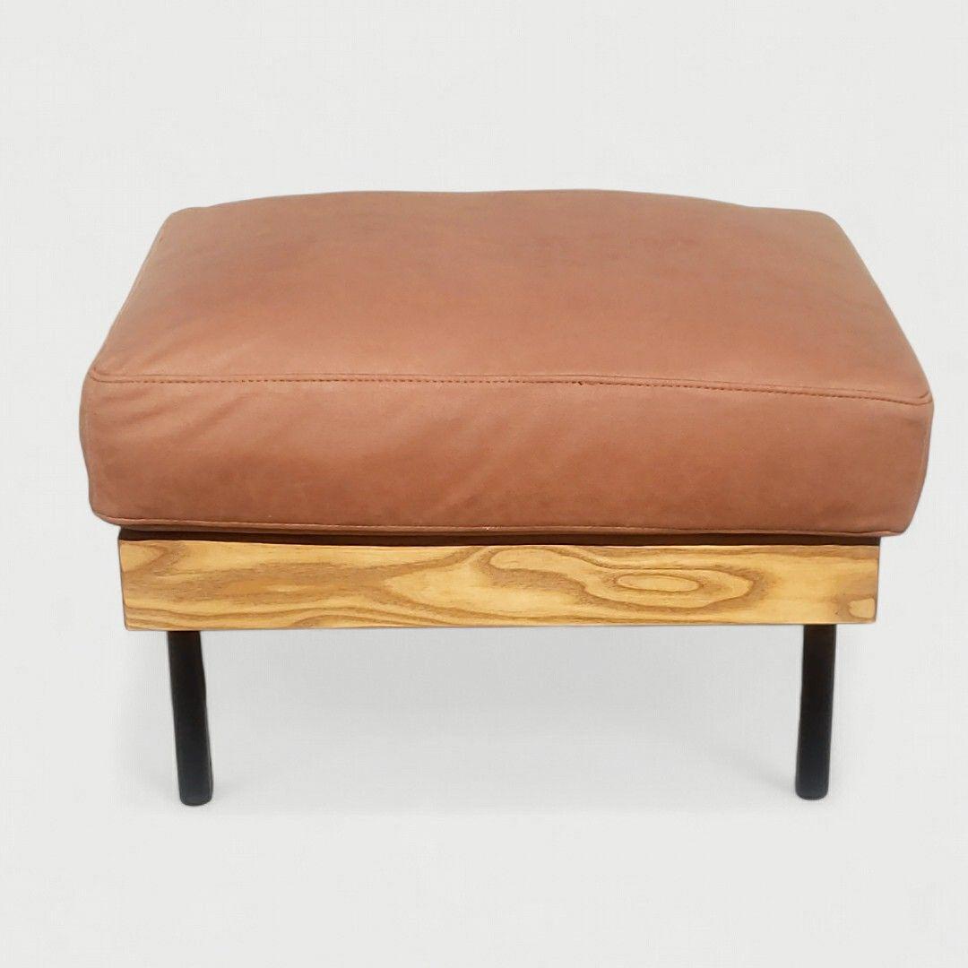 unico TREL オットマン アッシュ アイアン スツール