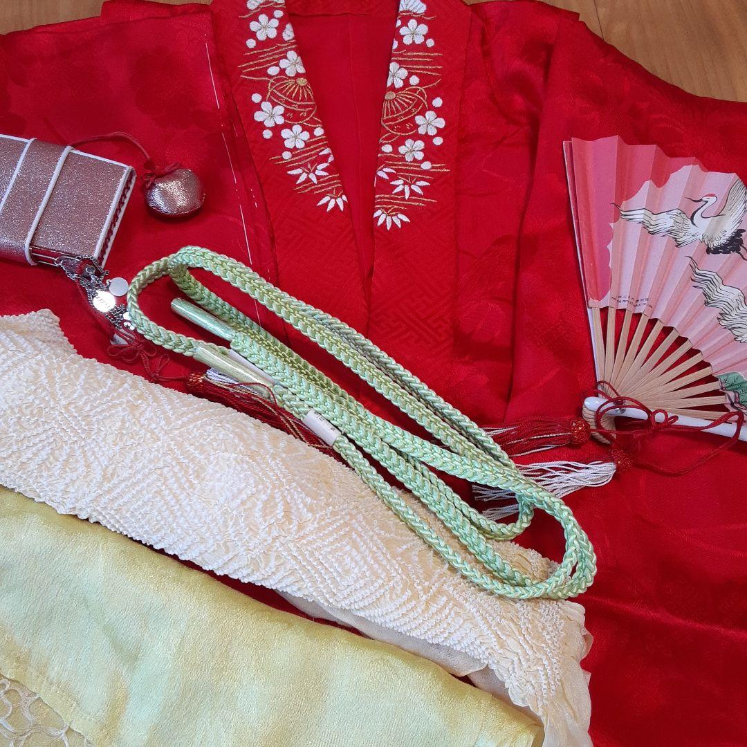 正絹　七五三　七歳着物セット