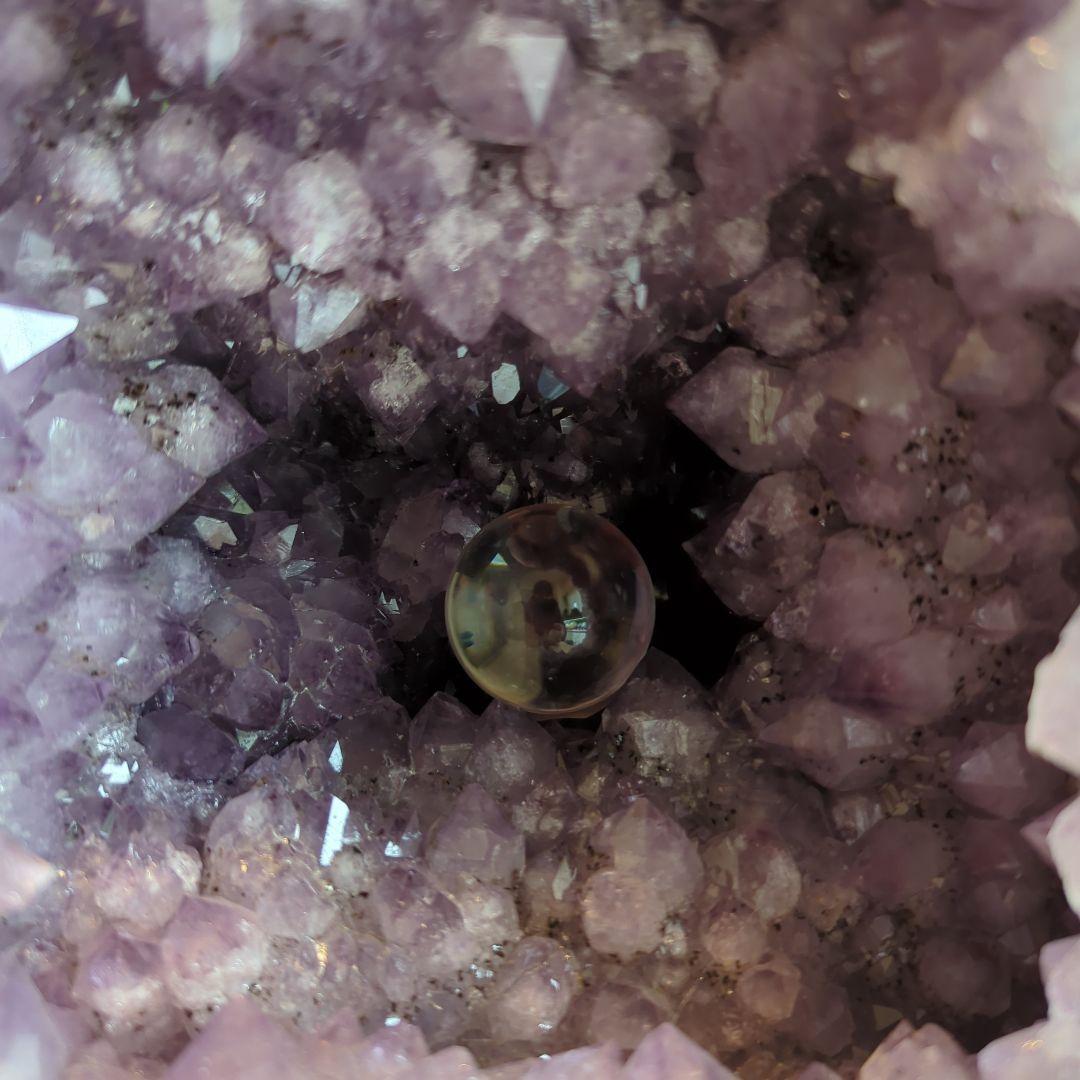 癒やしの光　アメジストドーム ウルグアイ産 浄化開運 天然石