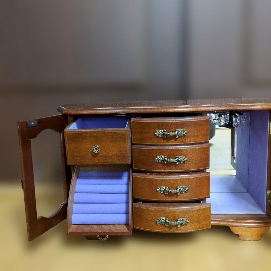 オルゴール　ジュエリーボックス　レトロ　アンティーク　大きめ