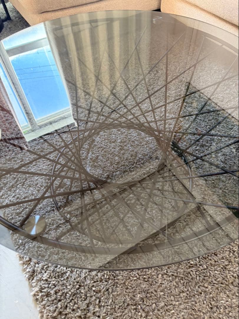 Francfranc　マーリア　コーヒーテーブル　ブラック　W80 ㎝