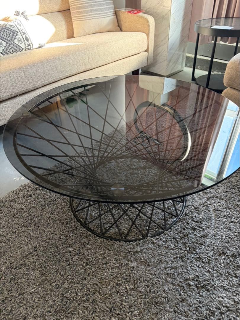 Francfranc　マーリア　コーヒーテーブル　ブラック　W80 ㎝