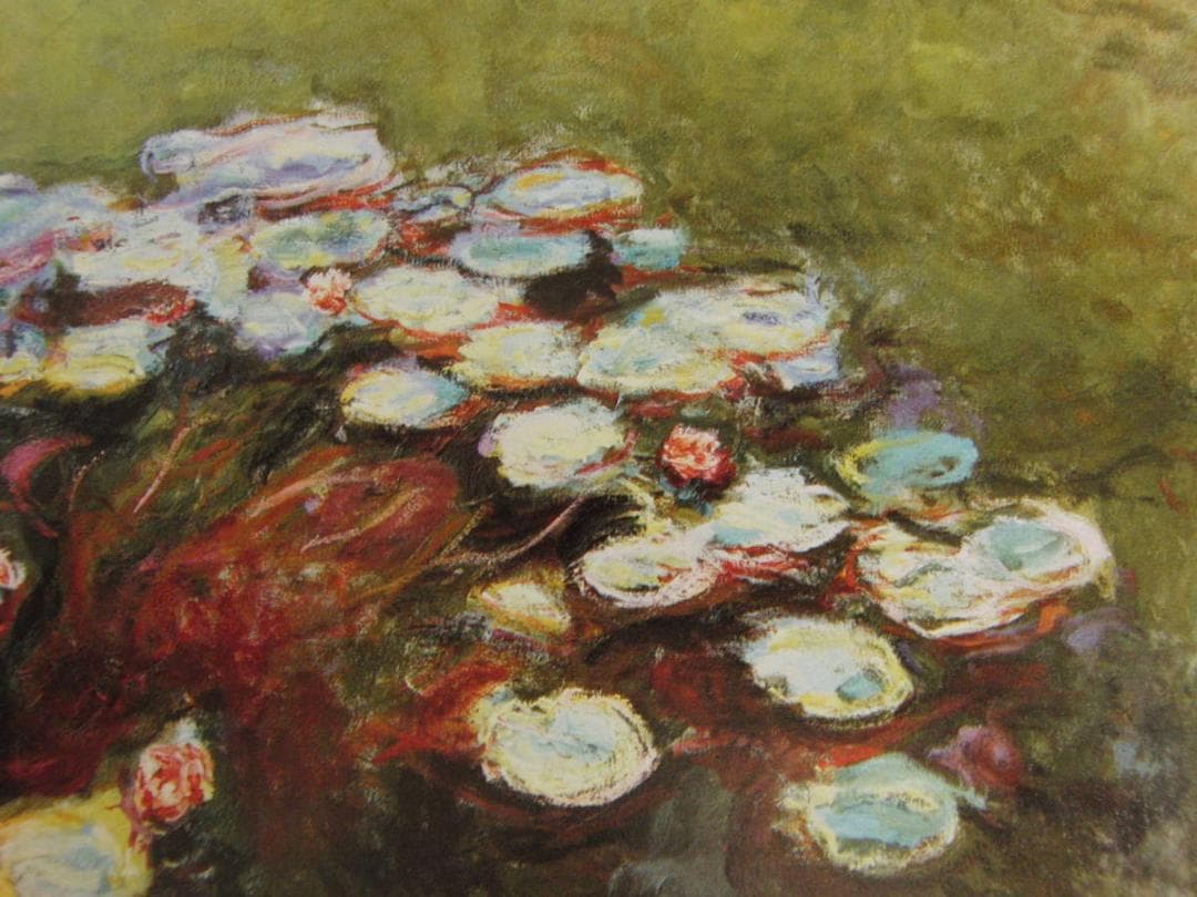 クロード・モネ、「Water Lilies」厳選、希少大判画集・額装画、人気作品