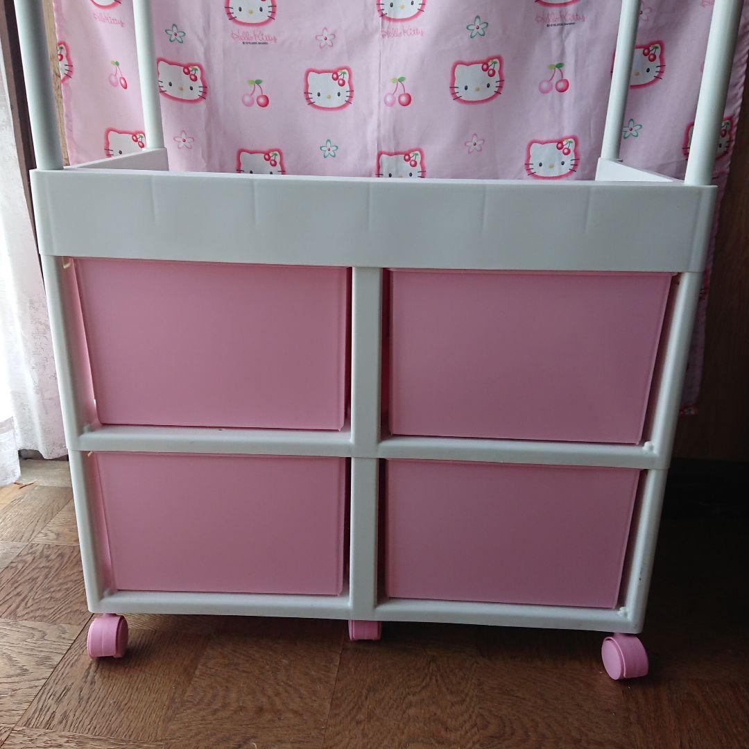 最終価格！希少！ハローキティチェスト&ハンガーラック - メルカリ