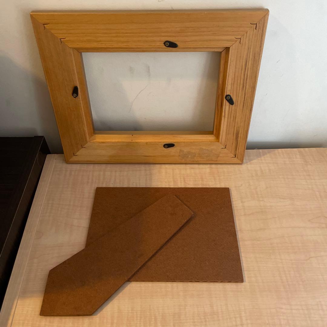 写真入れ フォトフレーム 額縁 花柄 チューリップ 写真立て