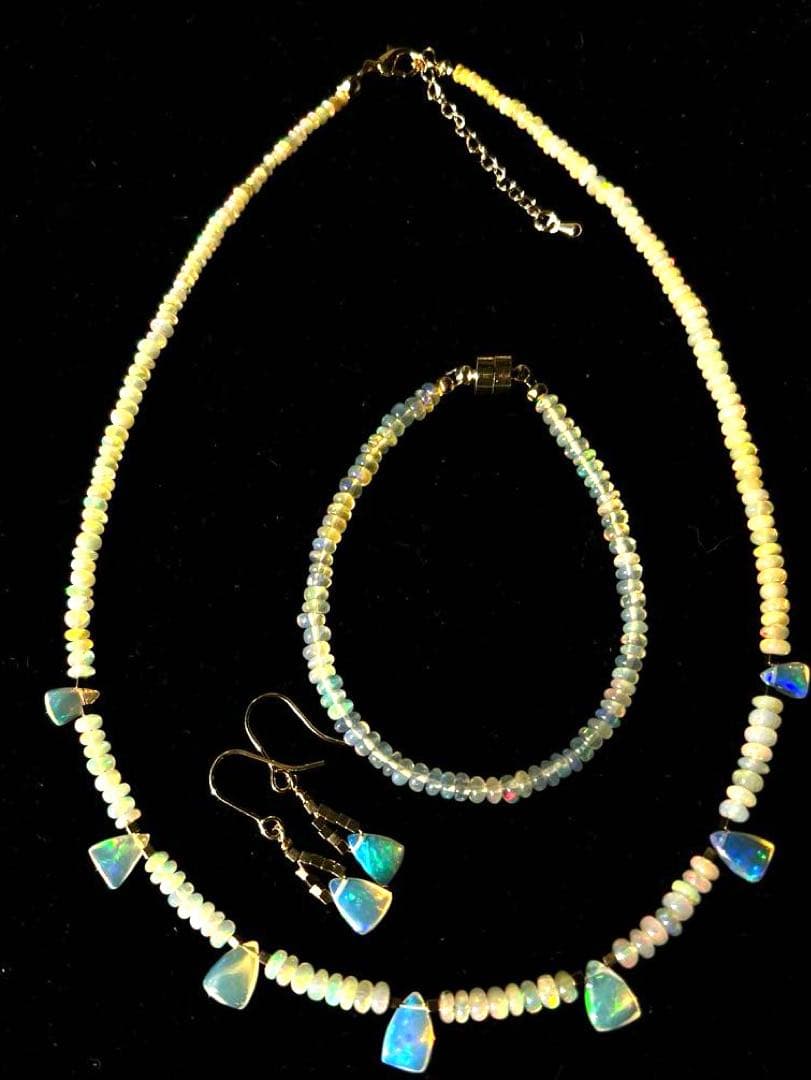 エチオピア産プレシャスオパール3点セット14kgf