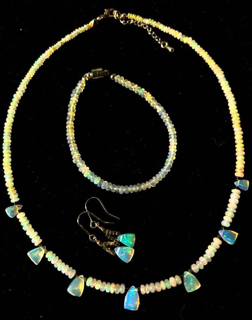 エチオピア産プレシャスオパール3点セット14kgf