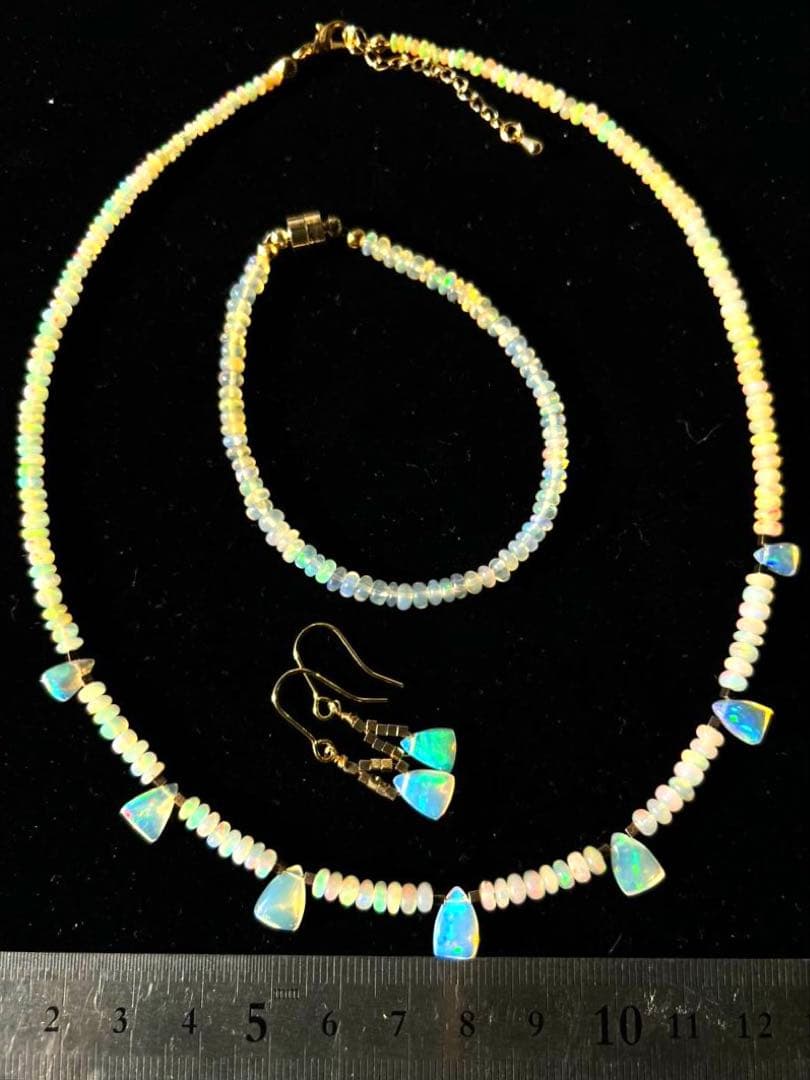 エチオピア産プレシャスオパール3点セット14kgf