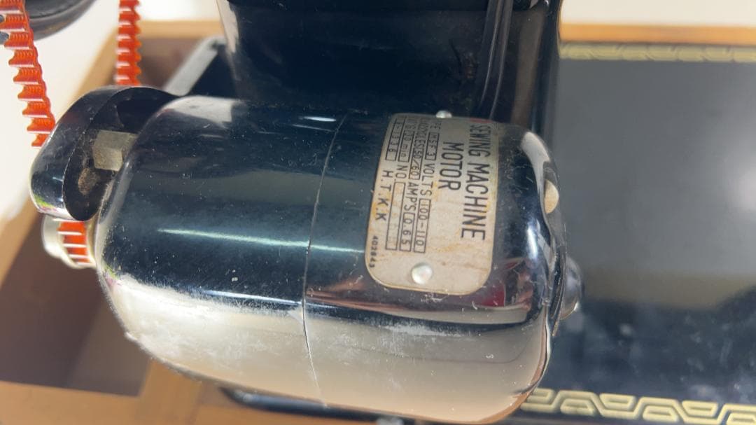 SINGER製　足踏みミシン　191U　通電○　レトロ