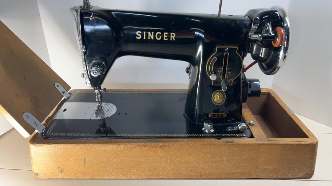 SINGER製　足踏みミシン　191U　通電○　レトロ